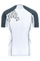KARPOS Cyklistické tričko s krátkym rukávom - LAVAREDO - biela/čierna