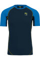 KARPOS Cyklistické tričko s krátkym rukávom - LAVAREDO - čierna/modrá