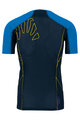 KARPOS Cyklistické tričko s krátkym rukávom - LAVAREDO - čierna/modrá