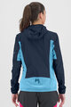 KARPOS Cyklistická vetruodolná bunda - LOT EVO W - modrá