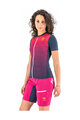 KARPOS Cyklistický dres s krátkym rukávom - VERVE EVO W - modrá/ružová