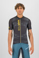 KARPOS Cyklistický dres s krátkym rukávom - GREEN FIRE - čierna/žltá