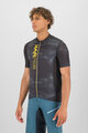 KARPOS Cyklistický dres s krátkym rukávom - GREEN FIRE - čierna/žltá