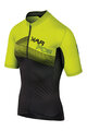 KARPOS Cyklistický dres s krátkym rukávom - GREEN FIRE - žltá/čierna
