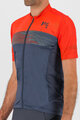 KARPOS Cyklistický dres s krátkym rukávom - GREEN FIRE - červená/šedá