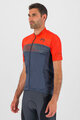 KARPOS Cyklistický dres s krátkym rukávom - GREEN FIRE - červená/šedá