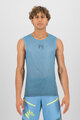 KARPOS Cyklistické tričko bez rukávov - VERVE MESH - modrá