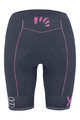 KARPOS Cyklistické nohavice krátke bez trakov - VERVE EVO W - modrá/ružová