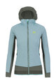 KARPOS Cyklistická zateplená bunda - LAVAREDO WINTER W - modrá/zelená