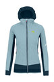 KARPOS Cyklistická zateplená bunda - LAVAREDO WINTER W - modrá