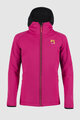 KARPOS Cyklistická vetruodolná bunda - LAVAREDO WINTER KIDS - ružová/čierna