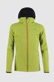 KARPOS Cyklistická vetruodolná bunda - LAVAREDO WINTER KIDS - zelená/čierna