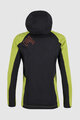 KARPOS Cyklistická vetruodolná bunda - LAVAREDO WINTER KIDS - zelená/čierna