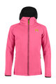 KARPOS Cyklistická vetruodolná bunda - LAVAREDO KID WINTER - ružová/čierna