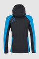 KARPOS Cyklistická vetruodolná bunda - LAVAREDO WINTER KIDS - modrá/čierna