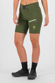 KARPOS Cyklistické nohavice krátke bez trakov - VAL DI DENTRO W - zelená