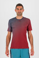 KARPOS Cyklistické tričko s krátkym rukávom - LAVAREDO ULTRA - červená/modrá