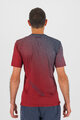 KARPOS Cyklistické tričko s krátkym rukávom - LAVAREDO ULTRA - červená/modrá