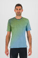 KARPOS Cyklistické tričko s krátkym rukávom - LAVAREDO ULTRA - zelená/modrá