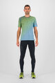 KARPOS Cyklistické tričko s krátkym rukávom - LAVAREDO ULTRA - zelená/modrá