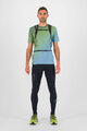 KARPOS Cyklistické tričko s krátkym rukávom - LAVAREDO ULTRA - zelená/modrá