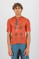 KARPOS Cyklistický dres s krátkym rukávom - VAL VIOLA - oranžová