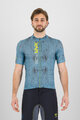 KARPOS Cyklistický dres s krátkym rukávom - VAL VIOLA - modrá/žltá