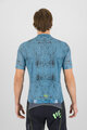 KARPOS Cyklistický dres s krátkym rukávom - VAL VIOLA - modrá/žltá