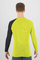 KARPOS Cyklistické tričko s dlhým rukávom - DINAMICO OCTA - žltá/čierna