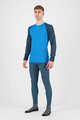 KARPOS Cyklistické tričko s dlhým rukávom - DINAMICO OCTA - modrá