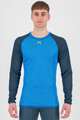 KARPOS Cyklistické tričko s dlhým rukávom - DINAMICO OCTA - modrá