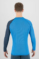KARPOS Cyklistické tričko s dlhým rukávom - DINAMICO OCTA - modrá