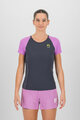 KARPOS Cyklistické tričko s krátkym rukávom - LAVAREDO EVO W - čierna/ružová