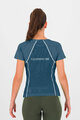 KARPOS Cyklistické tričko s krátkym rukávom - LAVAREDO EVO W - modrá