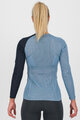 KARPOS Cyklistické tričko s dlhým rukávom - DINAMICO OCTA W - modrá