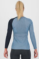 KARPOS Cyklistické tričko s dlhým rukávom - DINAMICO OCTA W - modrá