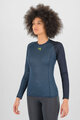 KARPOS Cyklistické tričko s dlhým rukávom - DINAMICO OCTA W - modrá