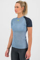 KARPOS Cyklistické tričko s krátkym rukávom - DINAMICO OCTA W - modrá