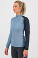 KARPOS Cyklistické tričko s dlhým rukávom - DINAMICO OCTA W - modrá