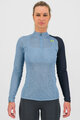 KARPOS Cyklistické tričko s dlhým rukávom - DINAMICO OCTA W - modrá