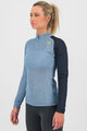 KARPOS Cyklistické tričko s dlhým rukávom - DINAMICO OCTA W - modrá