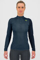 KARPOS Cyklistické tričko s dlhým rukávom - DINAMICO OCTA W - modrá