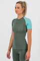 KARPOS Cyklistické tričko s krátkym rukávom - DINAMICO MERINO 130 W - zelená