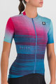 SPORTFUL Cyklistický dres s krátkym rukávom - PETER SAGAN SUPERGIARA - modrá/ružová