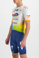 SPORTFUL Cyklistický dres s krátkym rukávom - TOTAL ENERGIES BOMBER - biela/viacfarebná