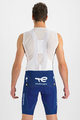 SPORTFUL Cyklistické nohavice krátke s trakmi - TOTAL ENERGIES BODYFIT - modrá