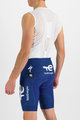 SPORTFUL Cyklistické nohavice krátke s trakmi - TOTAL ENERGIES BODYFIT - modrá
