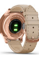 GARMIN smart hodinky - VIVOMOVE LUXE 18K ROSE GOLD - ružová/zlatá/béžová