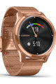 GARMIN smart hodinky - VIVOMOVE LUXE 18K ROSE GOLD - ružová/zlatá