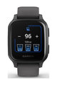 GARMIN smart hodinky - VENU SQ - antracitová